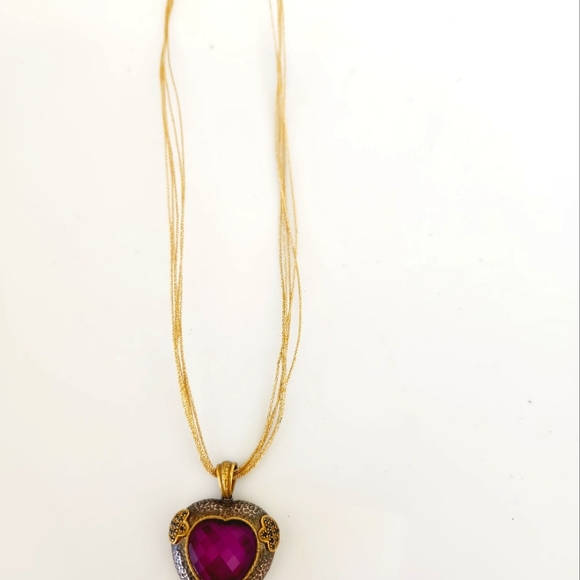 Alan K purple heart necklace 💜 - Picture 3 of 7
